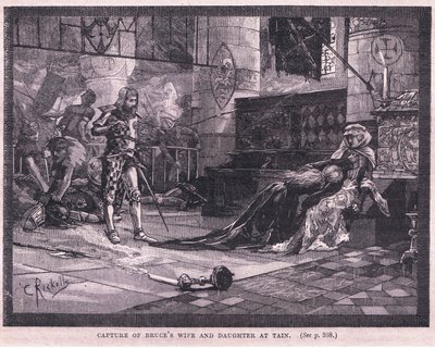 Cattura della moglie e della figlia di Bruce a Tain nel 1306 da Charles Ricketts